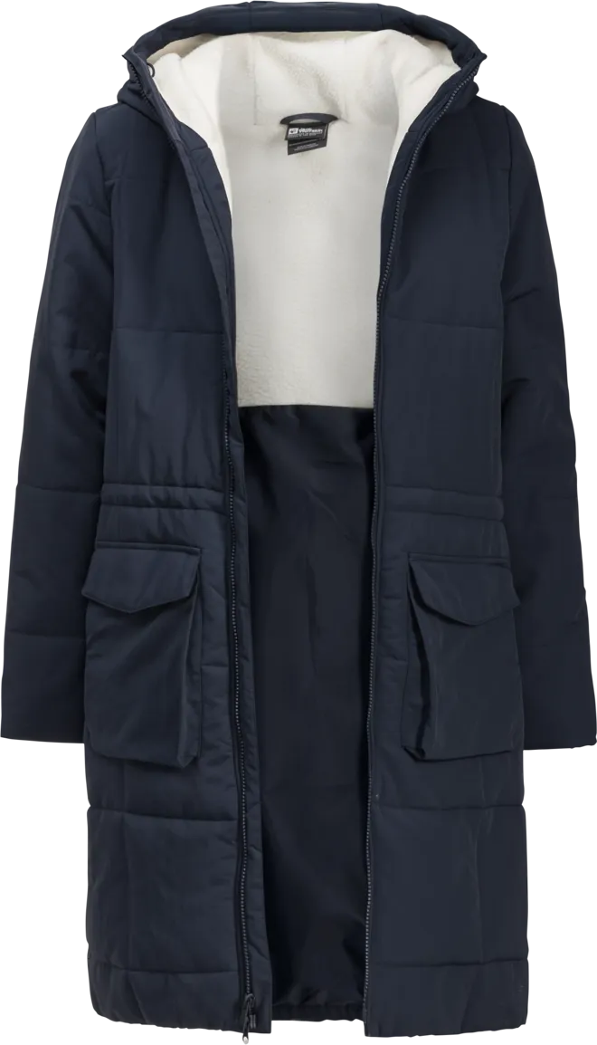 Jack Wolfskin Women&#x27;s White Frost Parka Night Blue | Buy Jack Wolfskin Women&#x27;s White Frost Parka Night Blue here | Outnorth