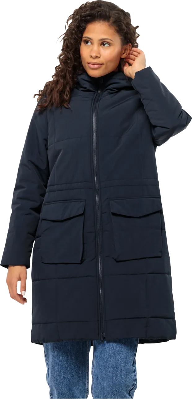 Jack Wolfskin Women&#x27;s White Frost Parka Night Blue | Buy Jack Wolfskin Women&#x27;s White Frost Parka Night Blue here | Outnorth