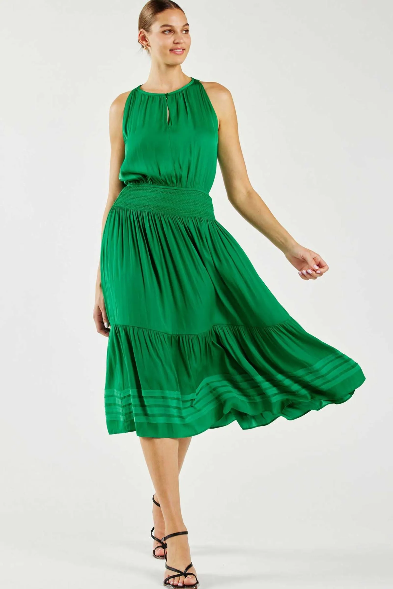 Kelly Sway Dress-Green