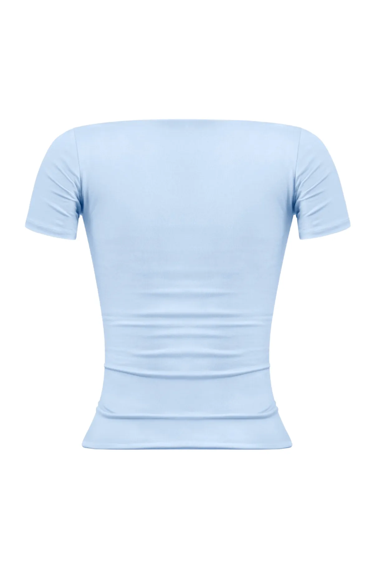 Kyra Short Sleeve Top (Baby Blue)