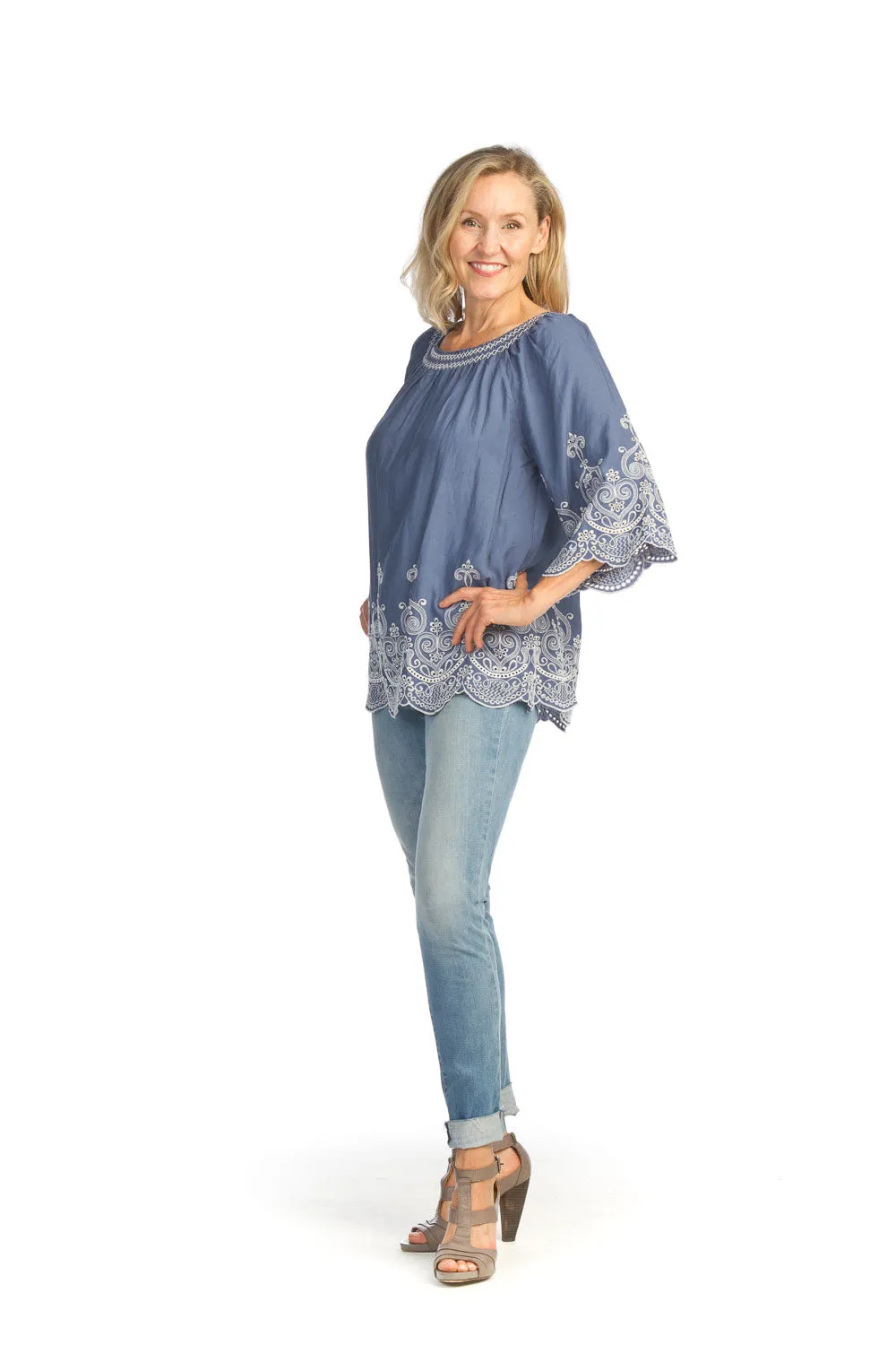 Lacy OTS Blouse