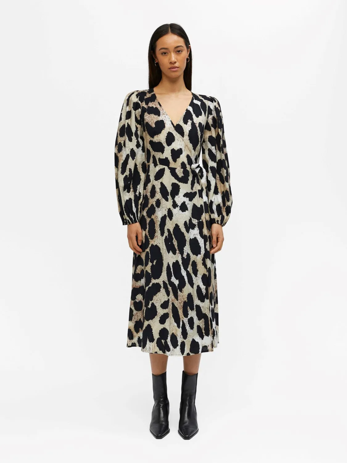 Leonie Wrap Midi Dress