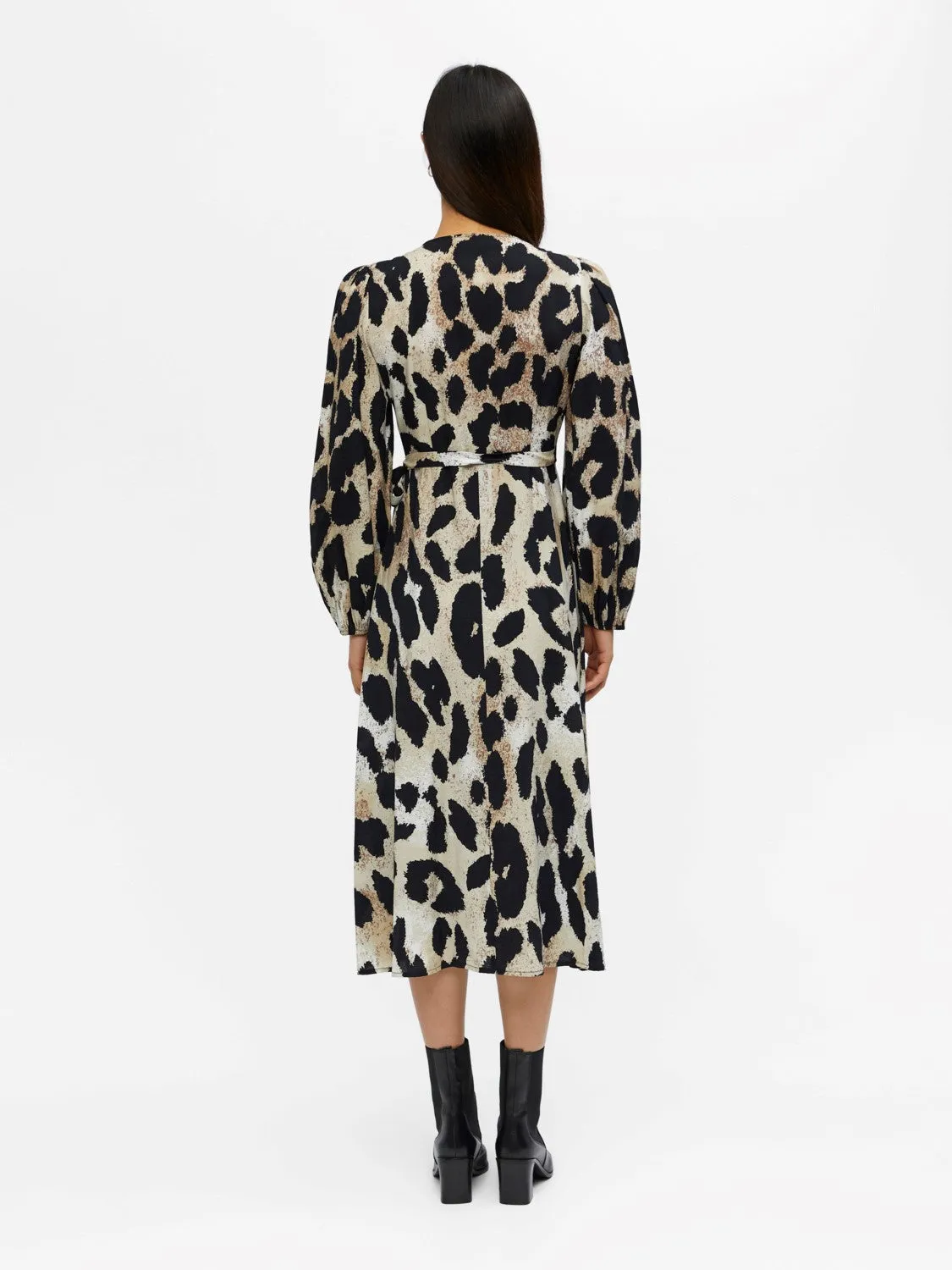 Leonie Wrap Midi Dress