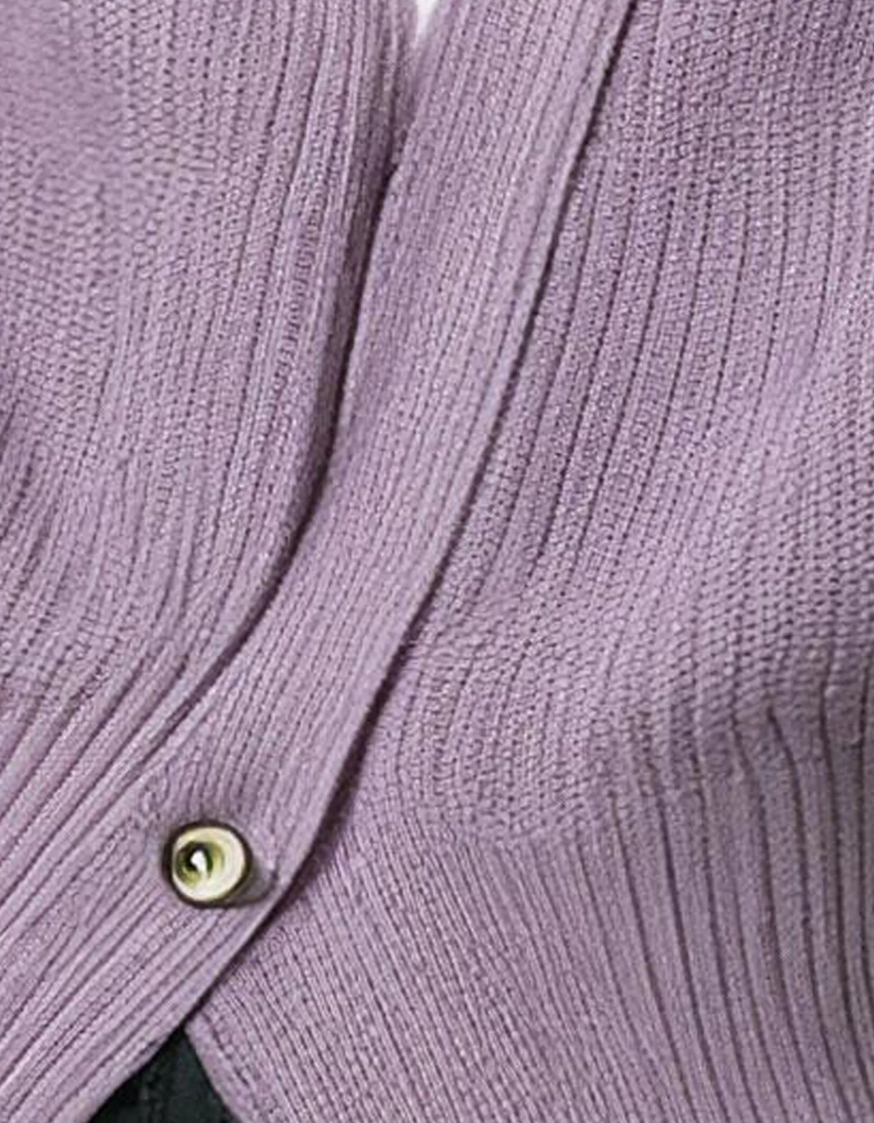 Lilac Fuzzy Cardigan