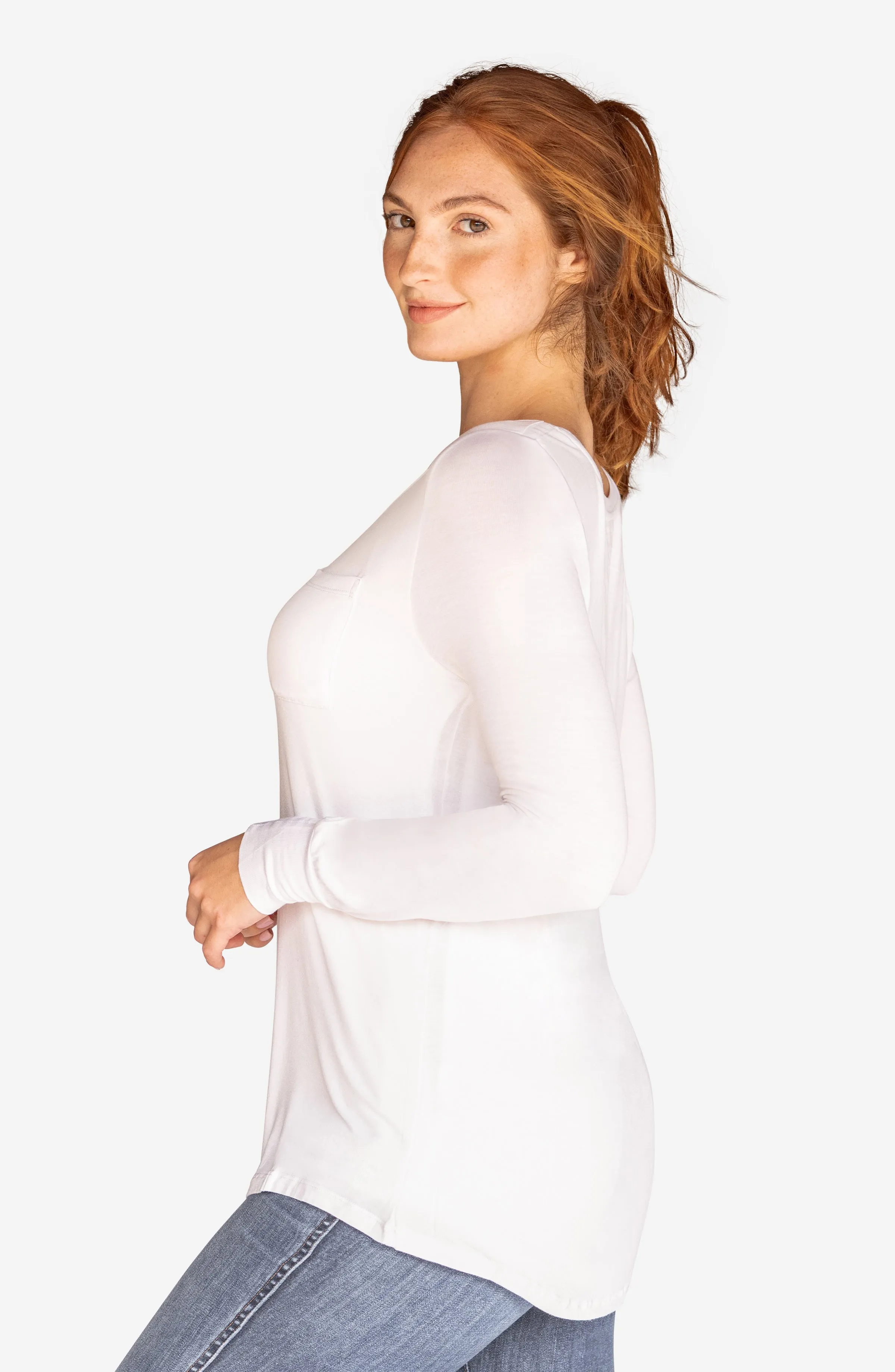 Long Sleeve Nursing Top