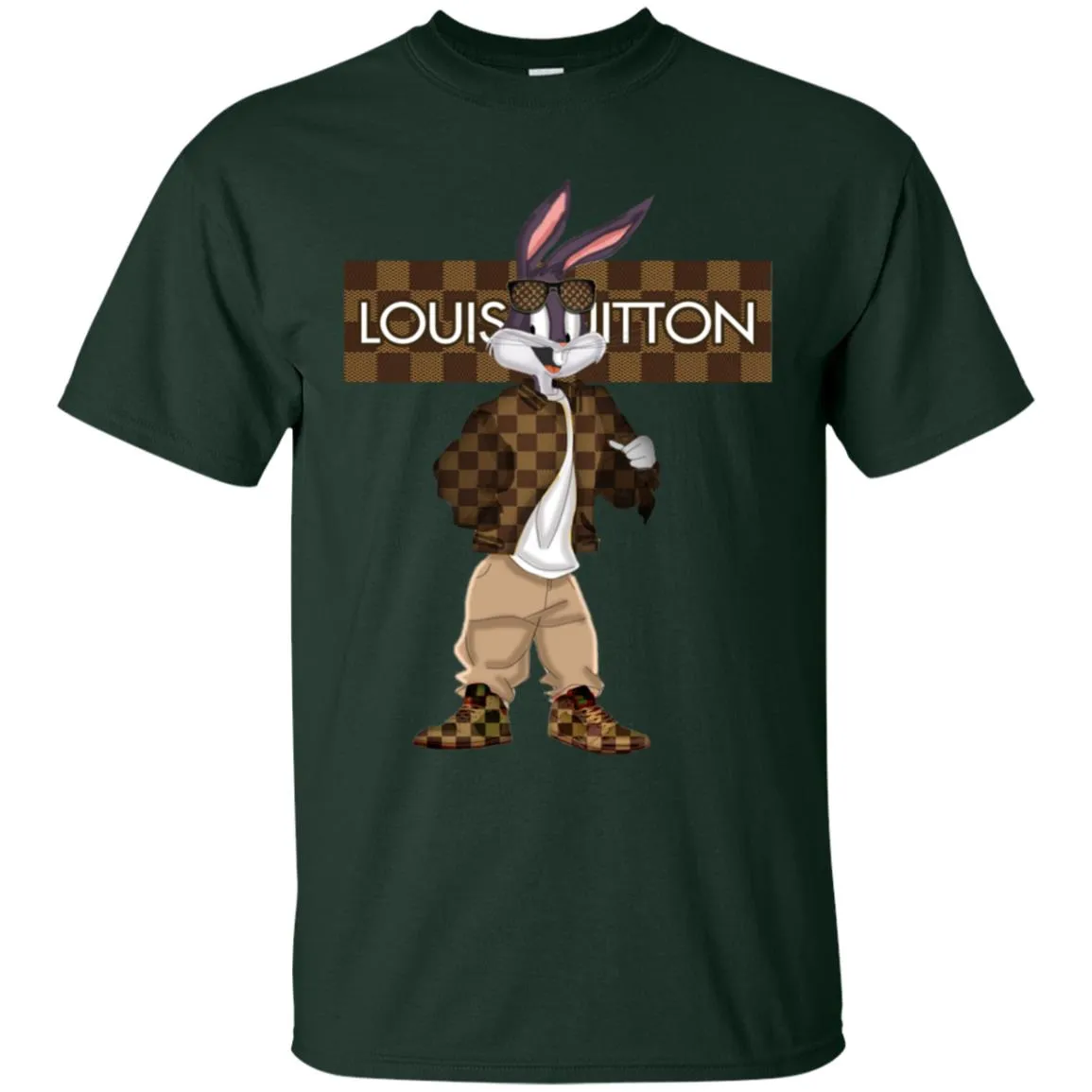 Louis Vuitton Rabbit Beauty T-shirt Men Cotton T-Shirt