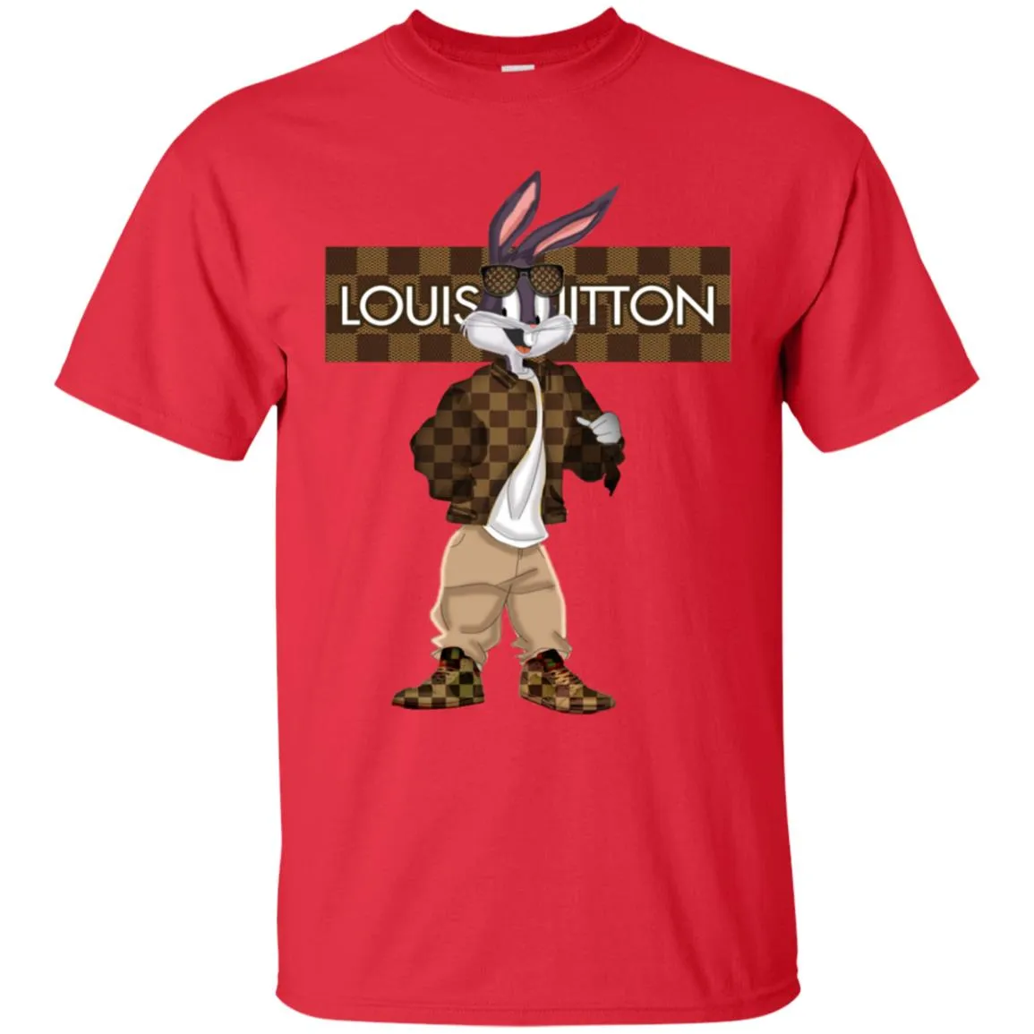 Louis Vuitton Rabbit Beauty T-shirt Men Cotton T-Shirt