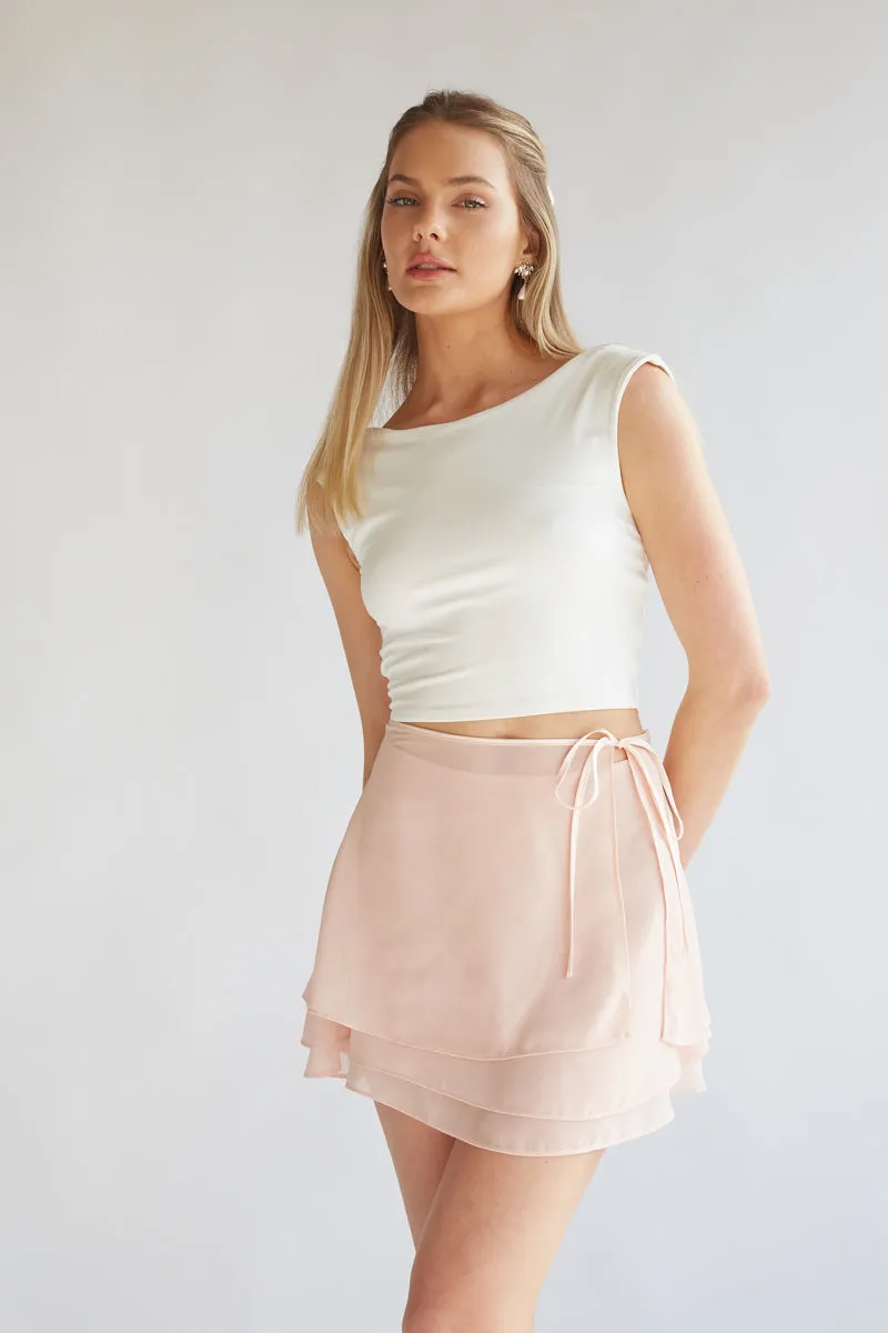 Maggie Tie Back Crop Top