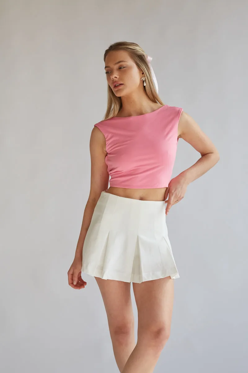 Maggie Tie Back Crop Top