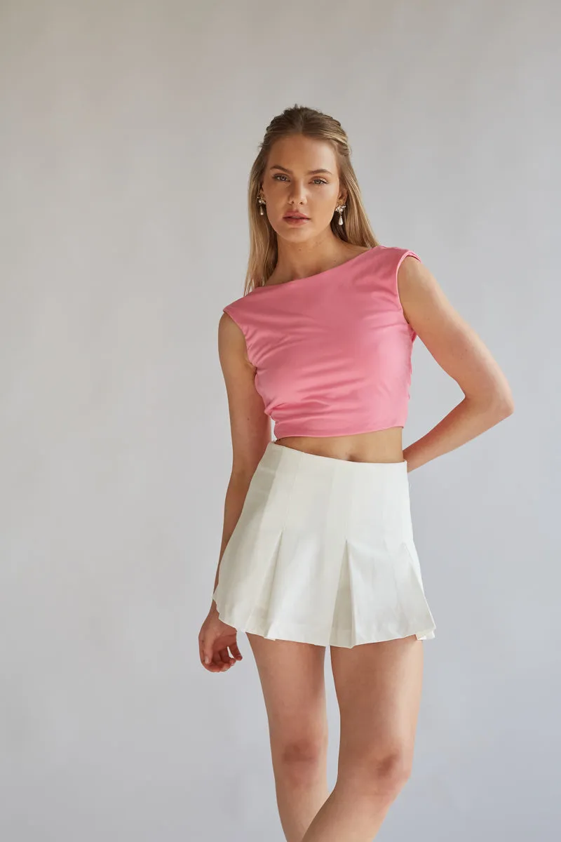 Maggie Tie Back Crop Top