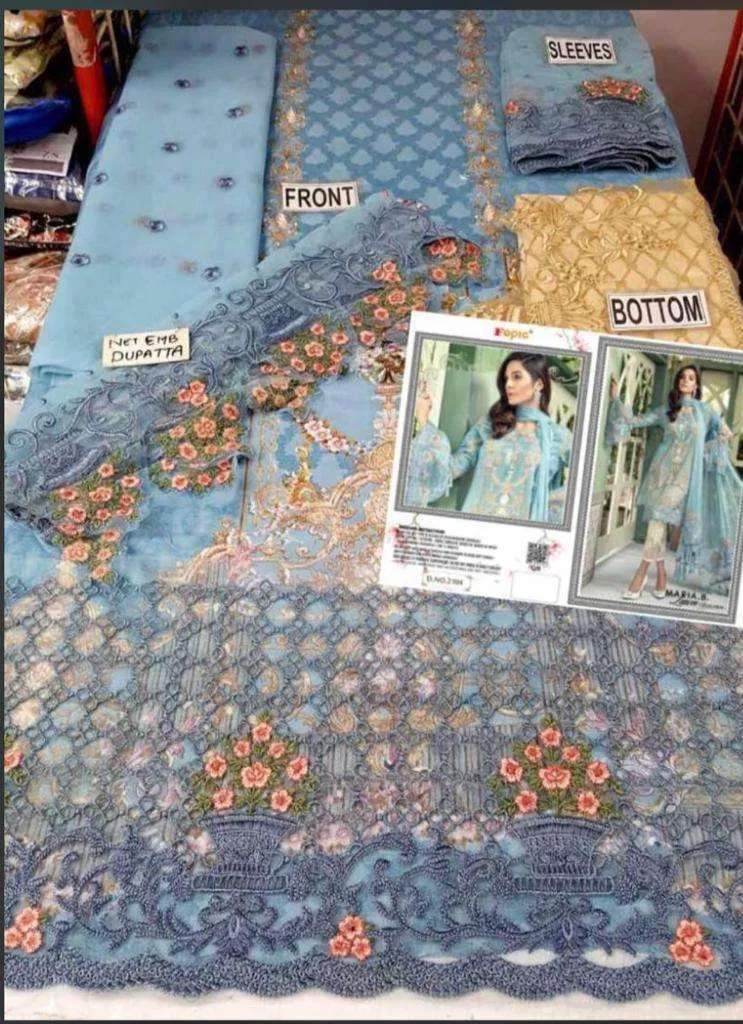 Mariya B Cambric Lawn Pakistani Suit