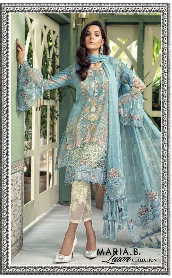 Mariya B Cambric Lawn Pakistani Suit