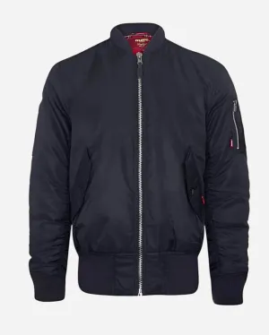 Merc HARDY Bomber Jacket Navy