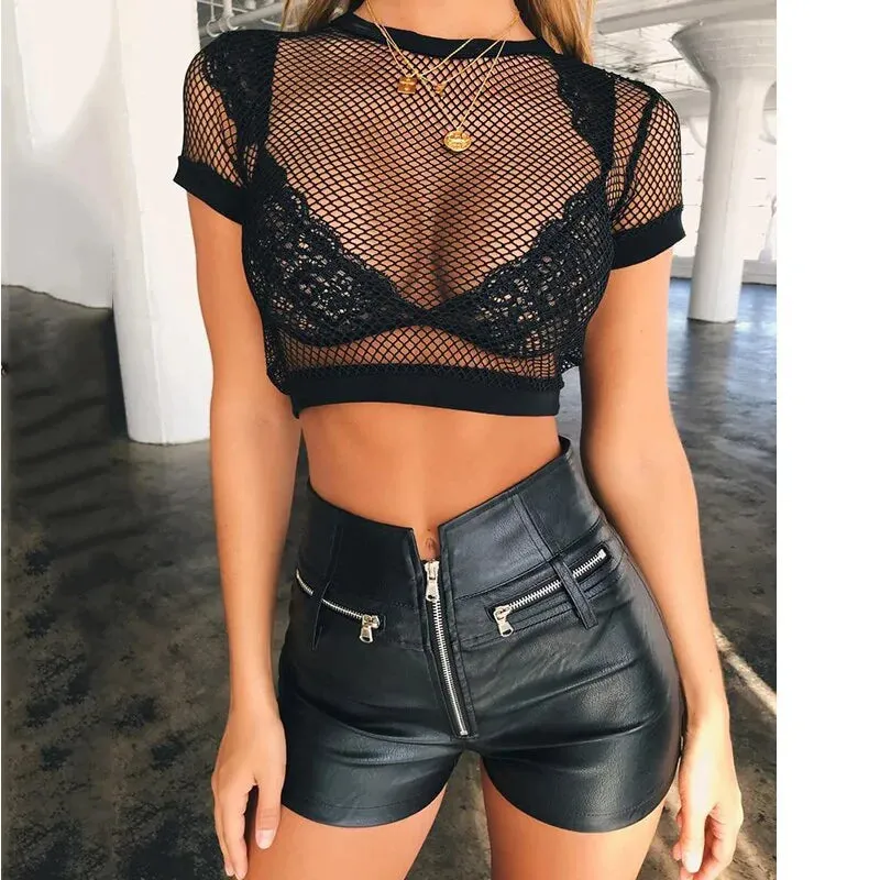 MESH CROP TOP