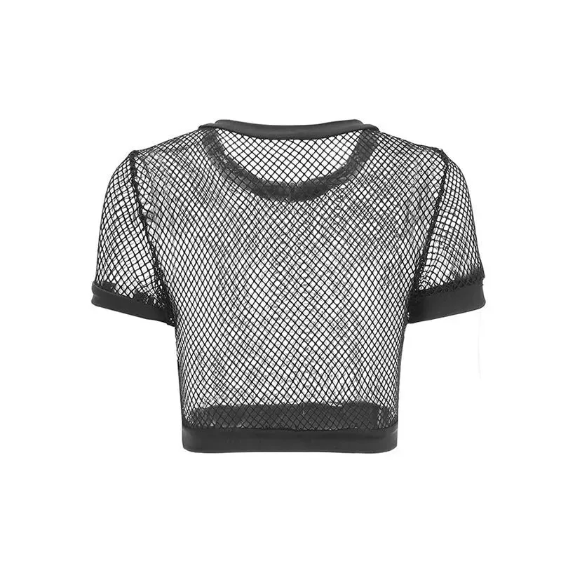 MESH CROP TOP