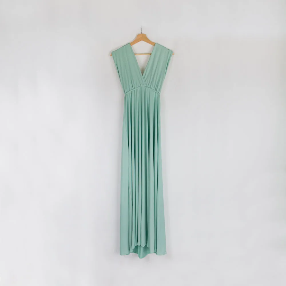 Mint Bridesmaid Maxi Dress