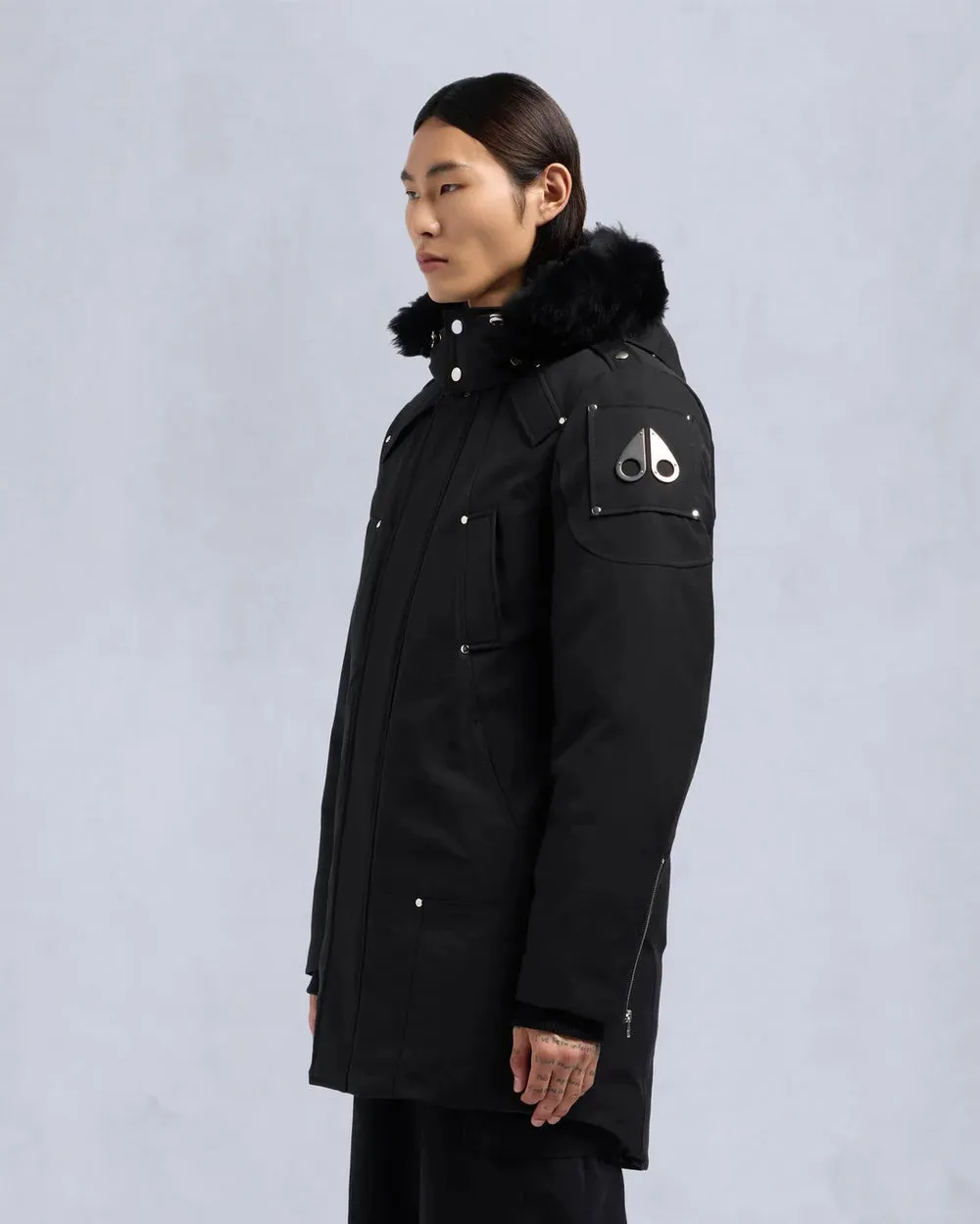 Moose Knuckles Original Shearling Stirling Parka Black