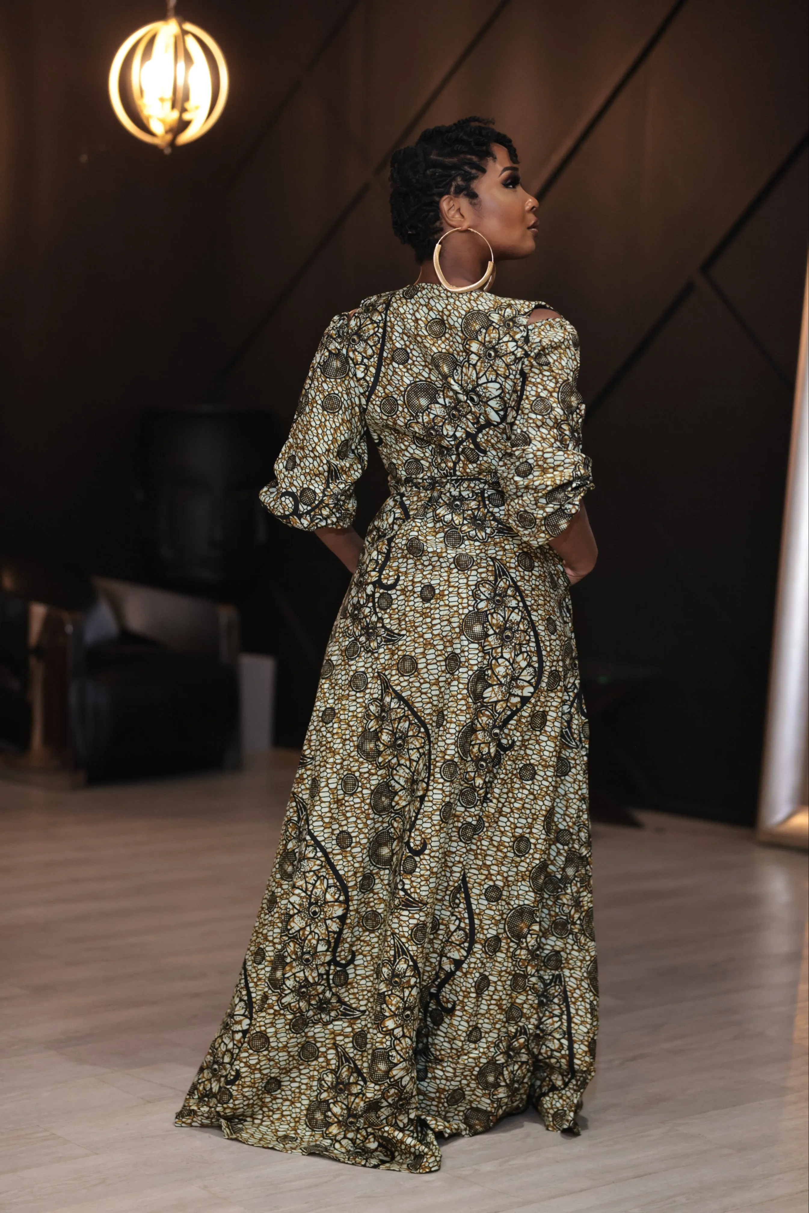 Ogoamaka wrap dress