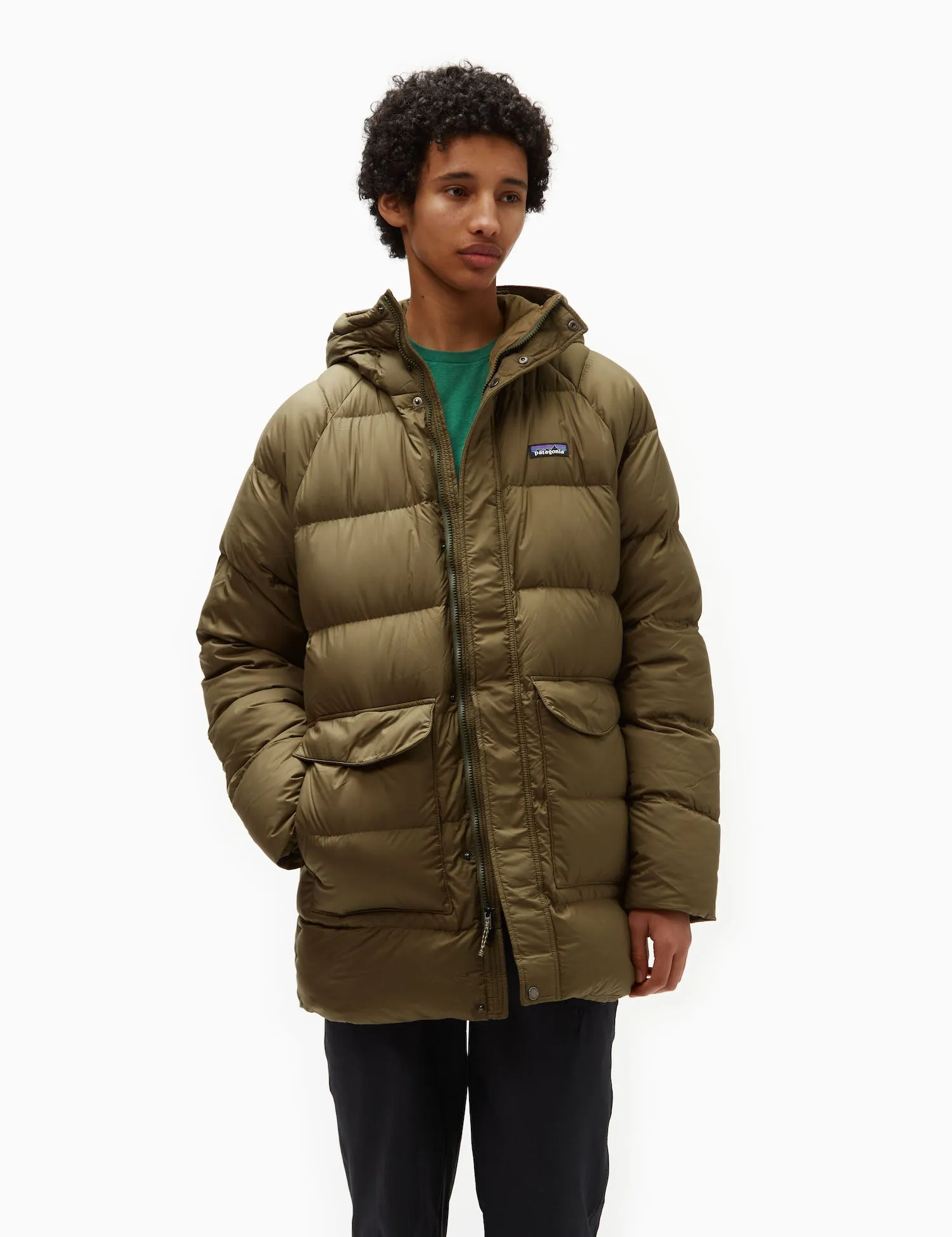 Patagonia Silent Down Parka - Basin Green