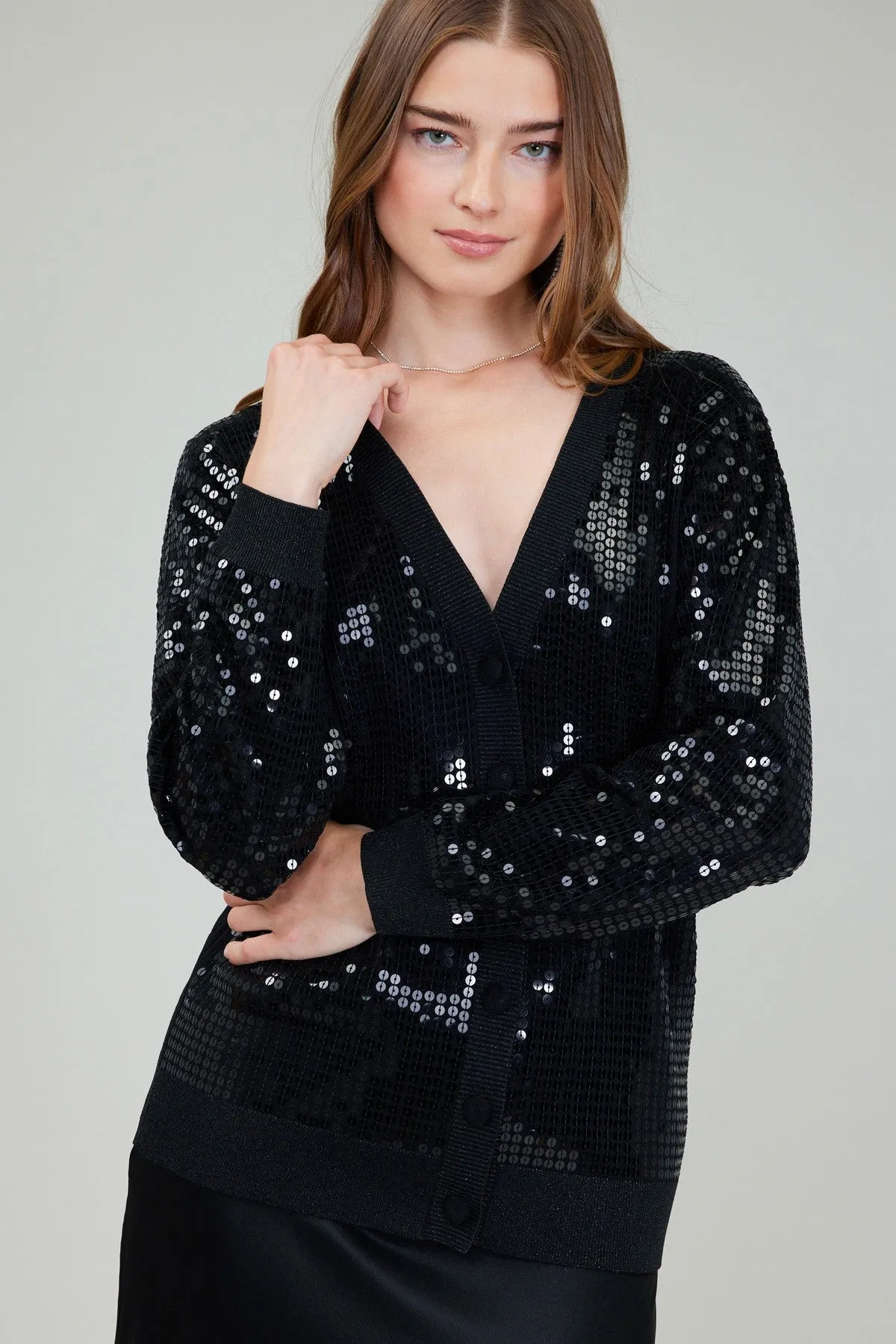 Petra Sequin Cardigan