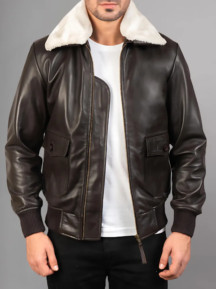 PHARRELL WILLIAMS BOMBER LEATHER JACKET