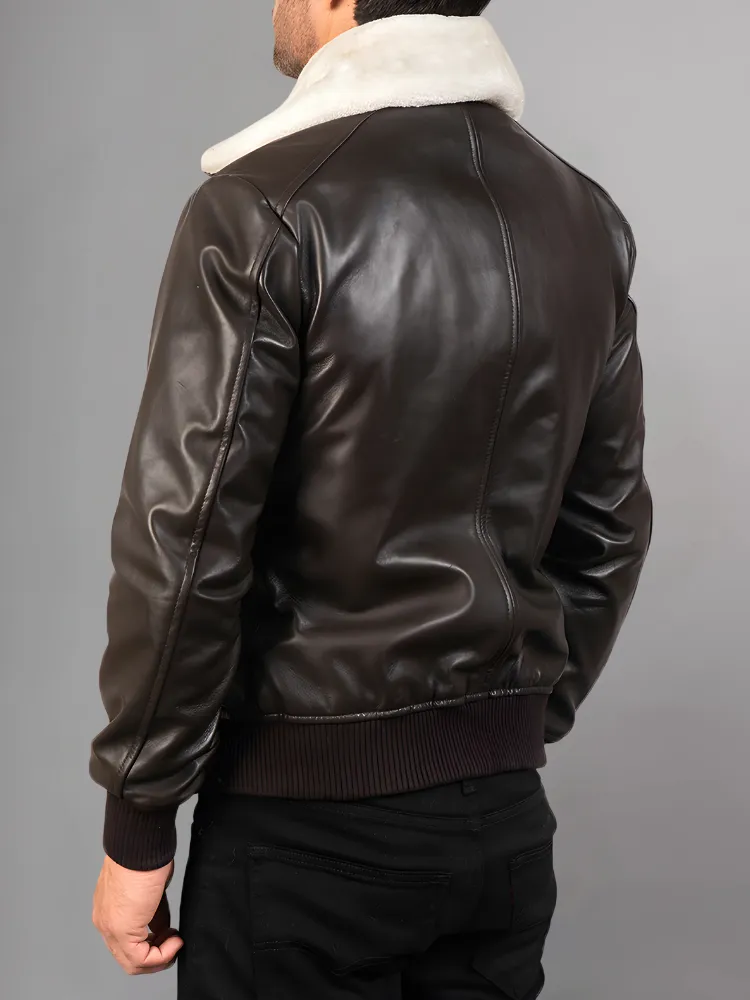 PHARRELL WILLIAMS BOMBER LEATHER JACKET