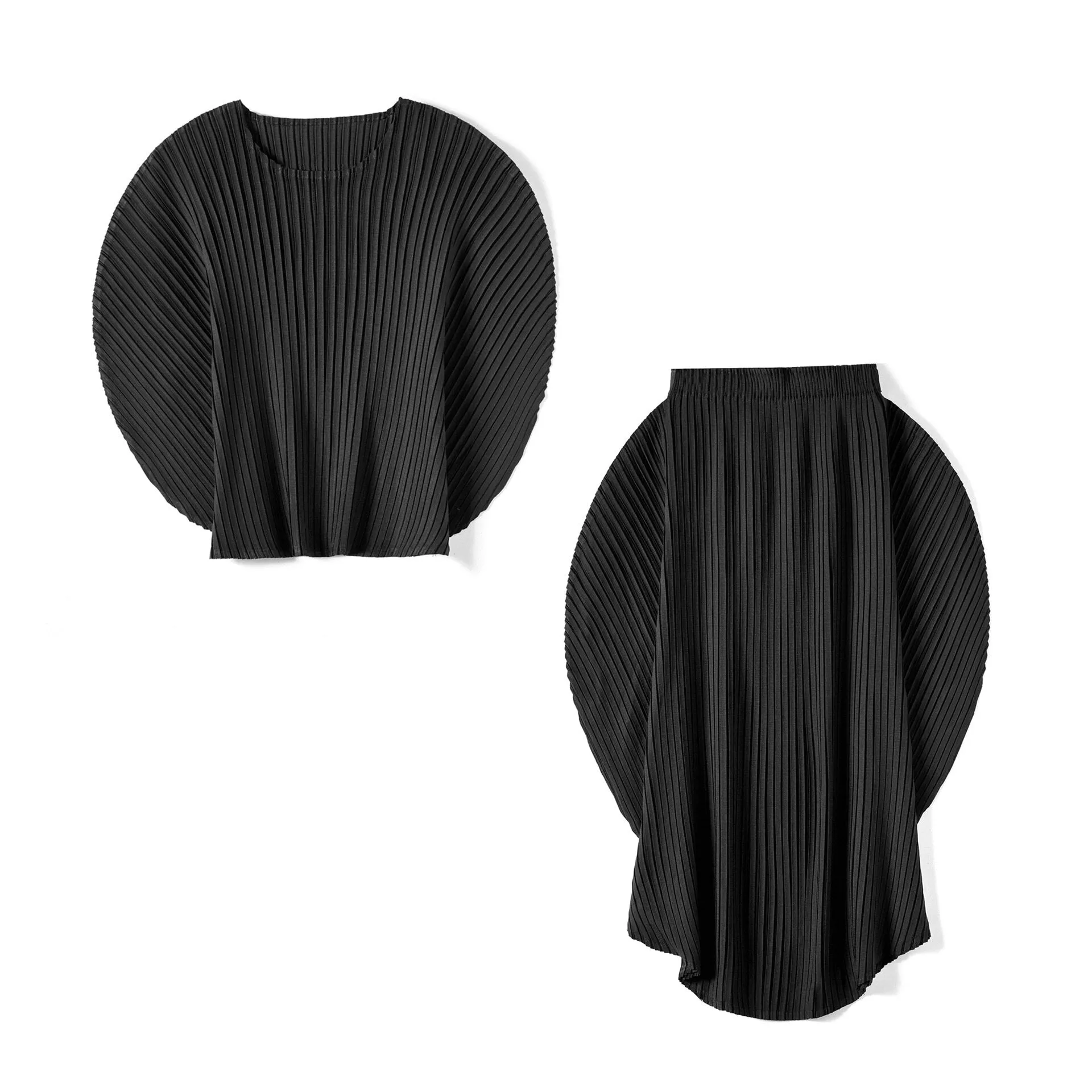 Pre Order:  Circle Up Pleated Set