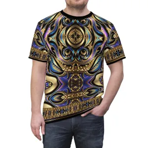 Purple Gold Unisex T-Shirt All Over Print Tee Iridescent Unisex T-Shirt | D20220