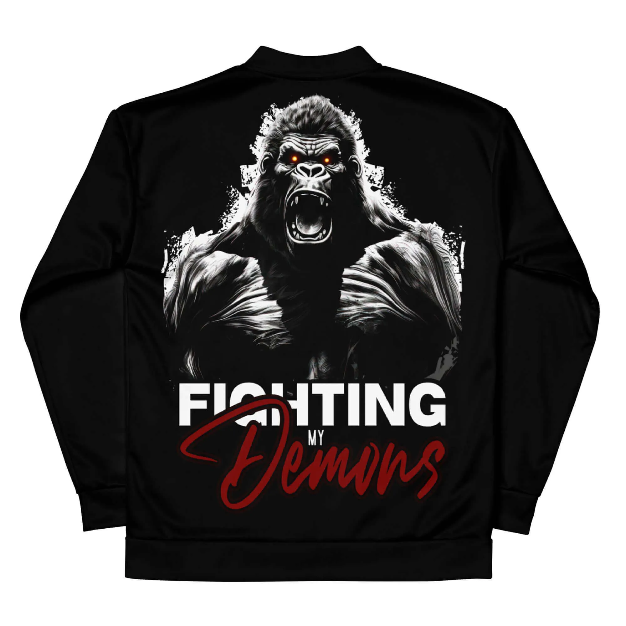 "Fighting My Demons" Unisex Bomber Jacket