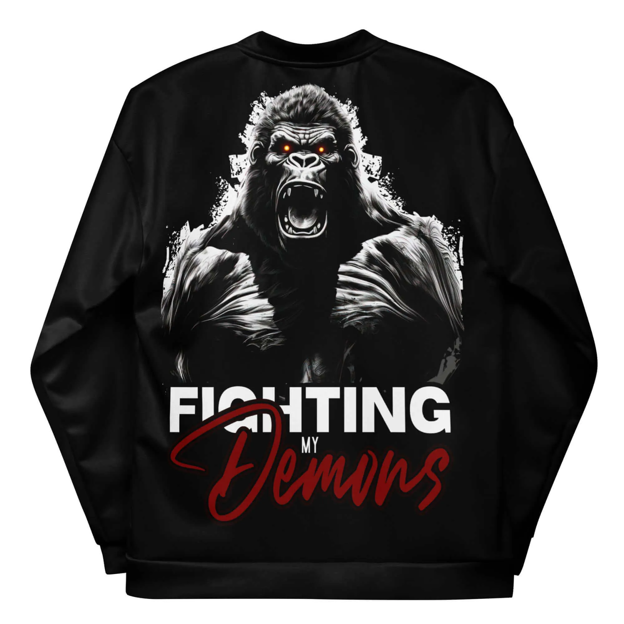 "Fighting My Demons" Unisex Bomber Jacket