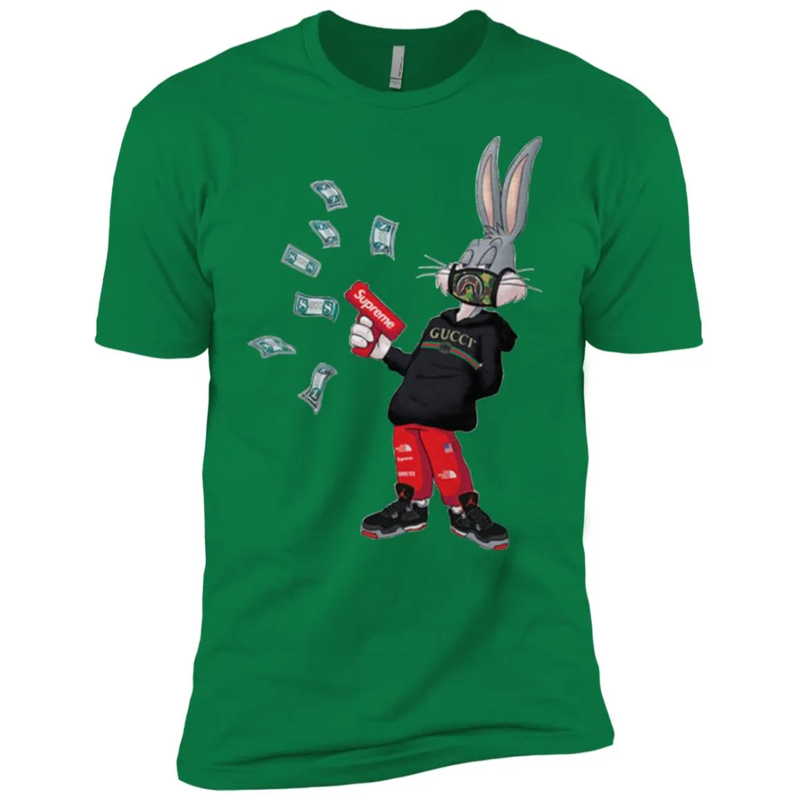 Rabbit Gucci T-shirt Men Short Sleeve T-Shirt