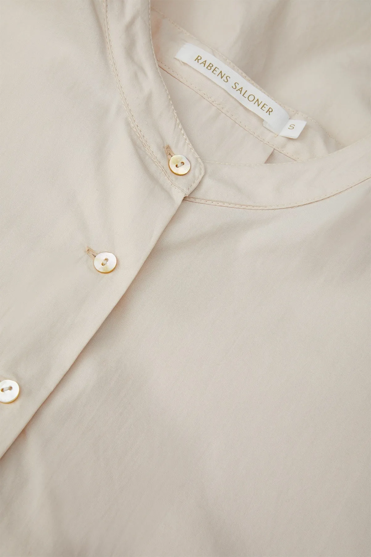 Rabens Saloner Tamara Shirt in Oatmeal