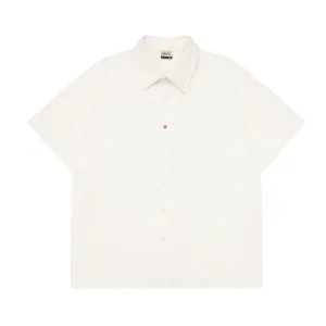 RED BUTTON SHIRT - OFF WHITE