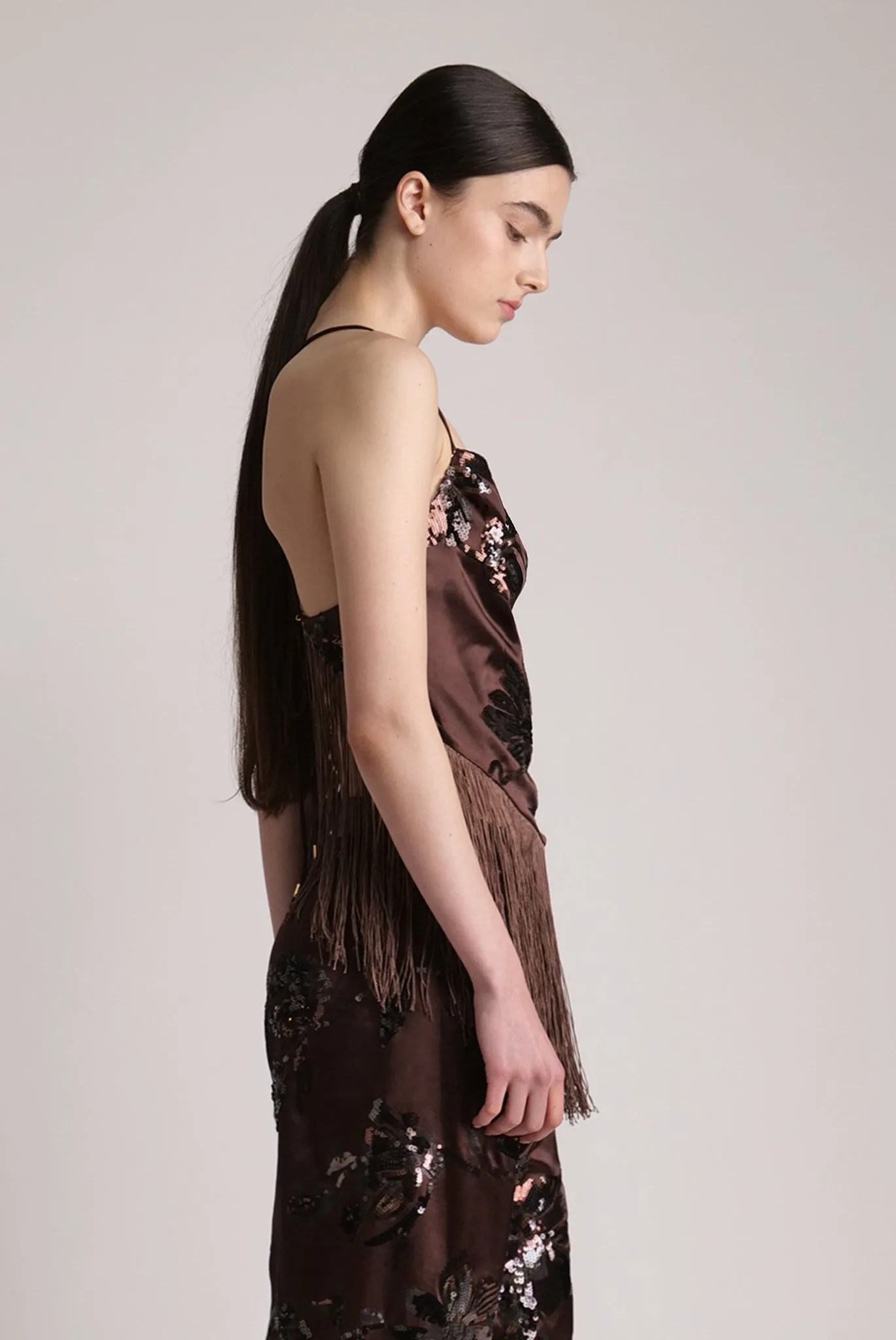 SABINA MUSAYEV Elyse Top - Dark Brown