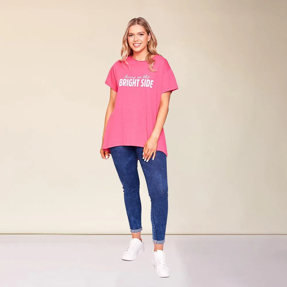 Sally T-Shirt  (Fuschia)