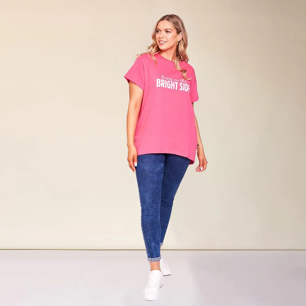 Sally T-Shirt  (Fuschia)