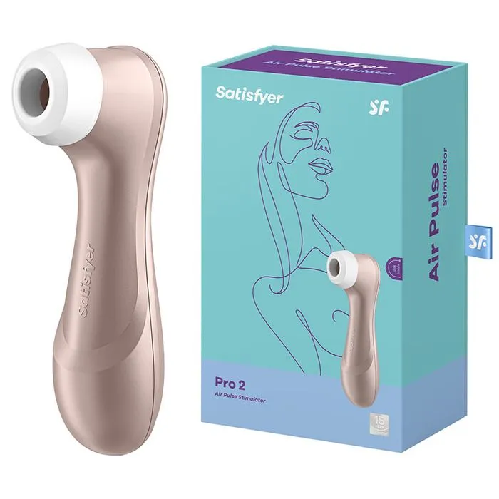 Satisfyer Pro 2 Generation 2 Rechargeable Clitoral Stimulator - Rose Gold