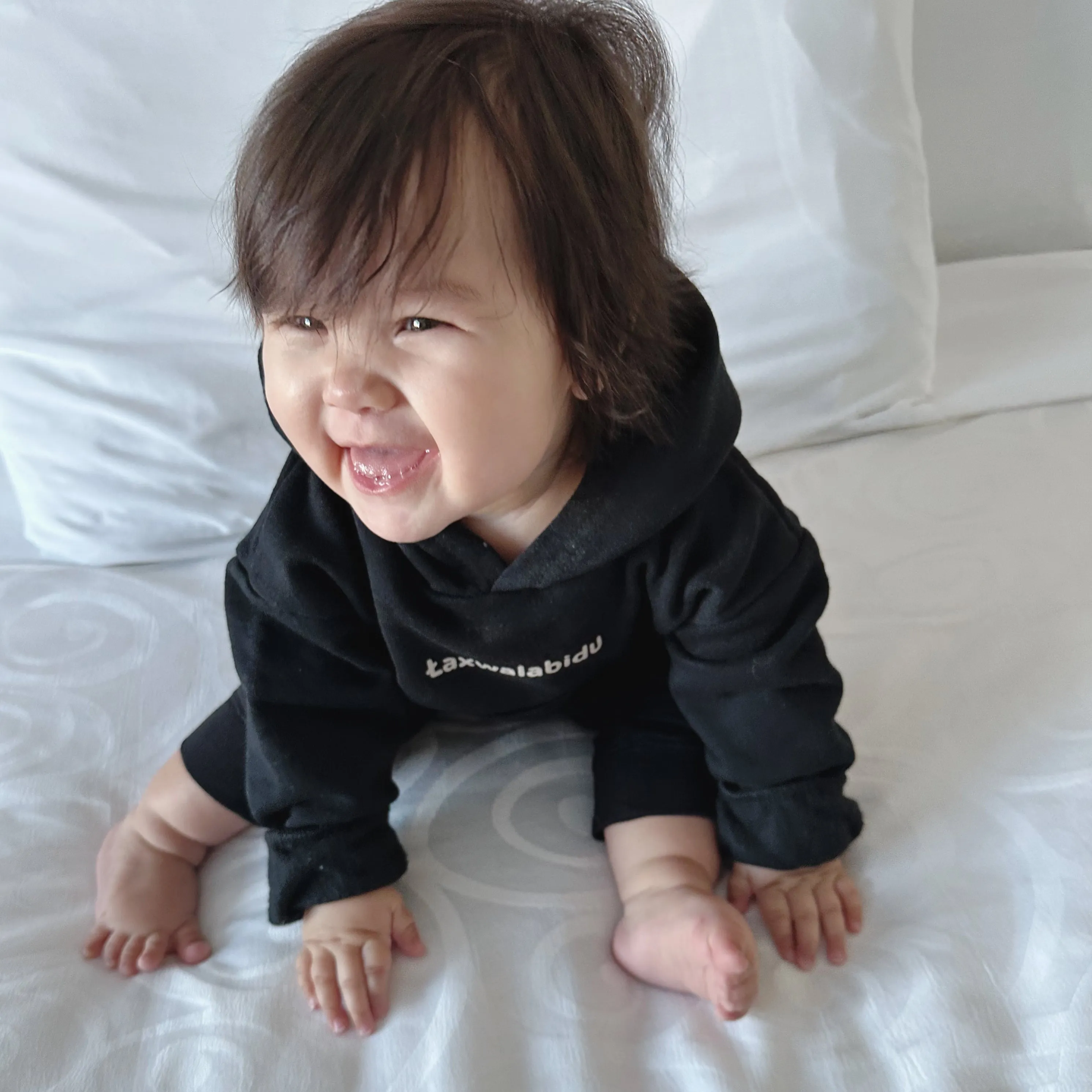 Sea Eagle Toddler Hoodie - Black