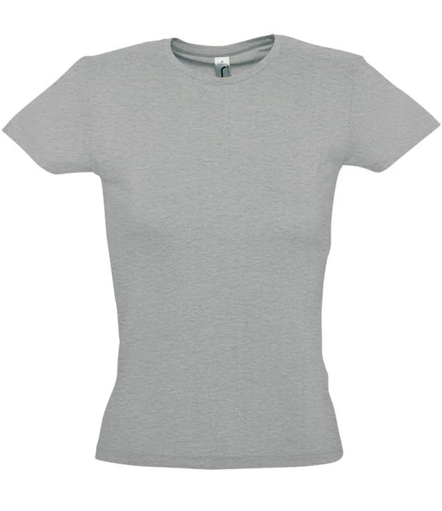 SOL'S Ladies Miss T-Shirt - Black, Grey, White