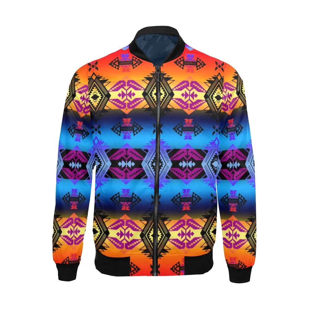 Sovereign Nation Sunset Bomber Jacket for Men