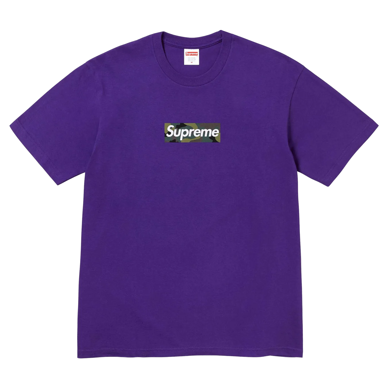 Supreme Box Logo Tee Purple FW23