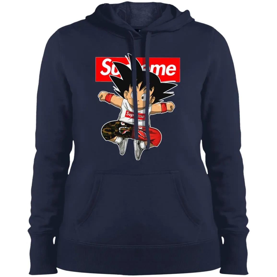 Supreme Dragon Ball Goku T-shirt Women Hooded Sweatshirt