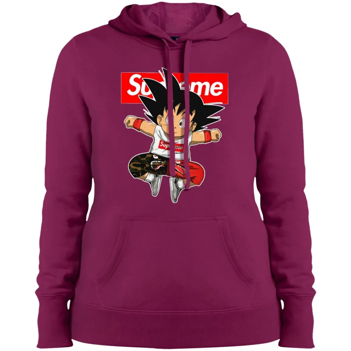 Supreme Dragon Ball Goku T-shirt Women Hooded Sweatshirt