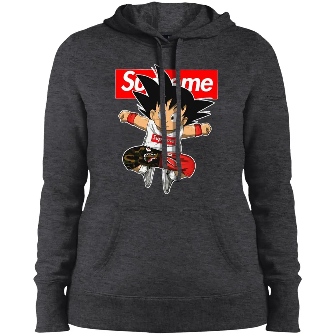 Supreme Dragon Ball Goku T-shirt Women Hooded Sweatshirt