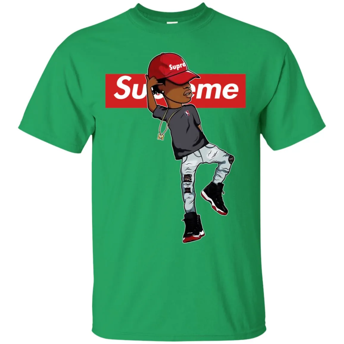 Supreme Marquese Scott T-shirt Men Cotton T-Shirt