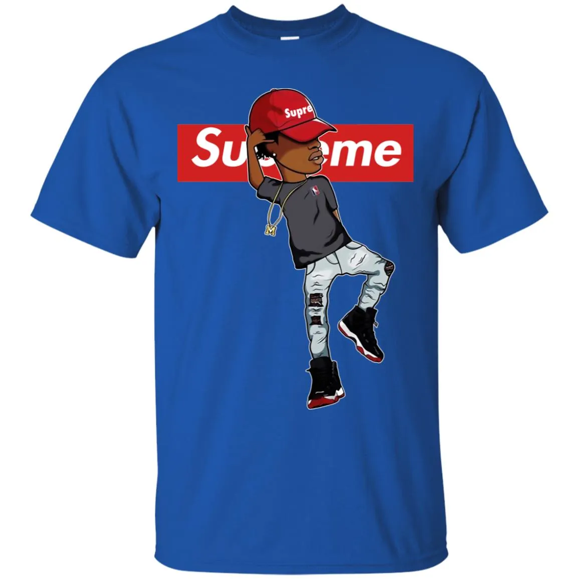 Supreme Marquese Scott T-shirt Men Cotton T-Shirt