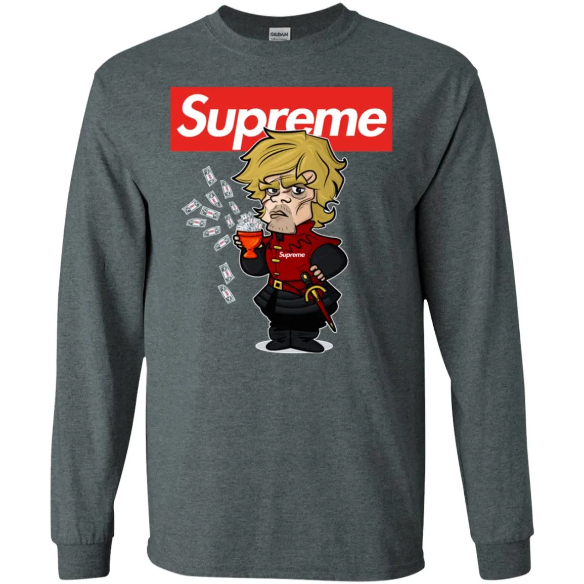 Supreme Tyrion Game Of Thrones T-shirt Men Long Sleeve Shirt