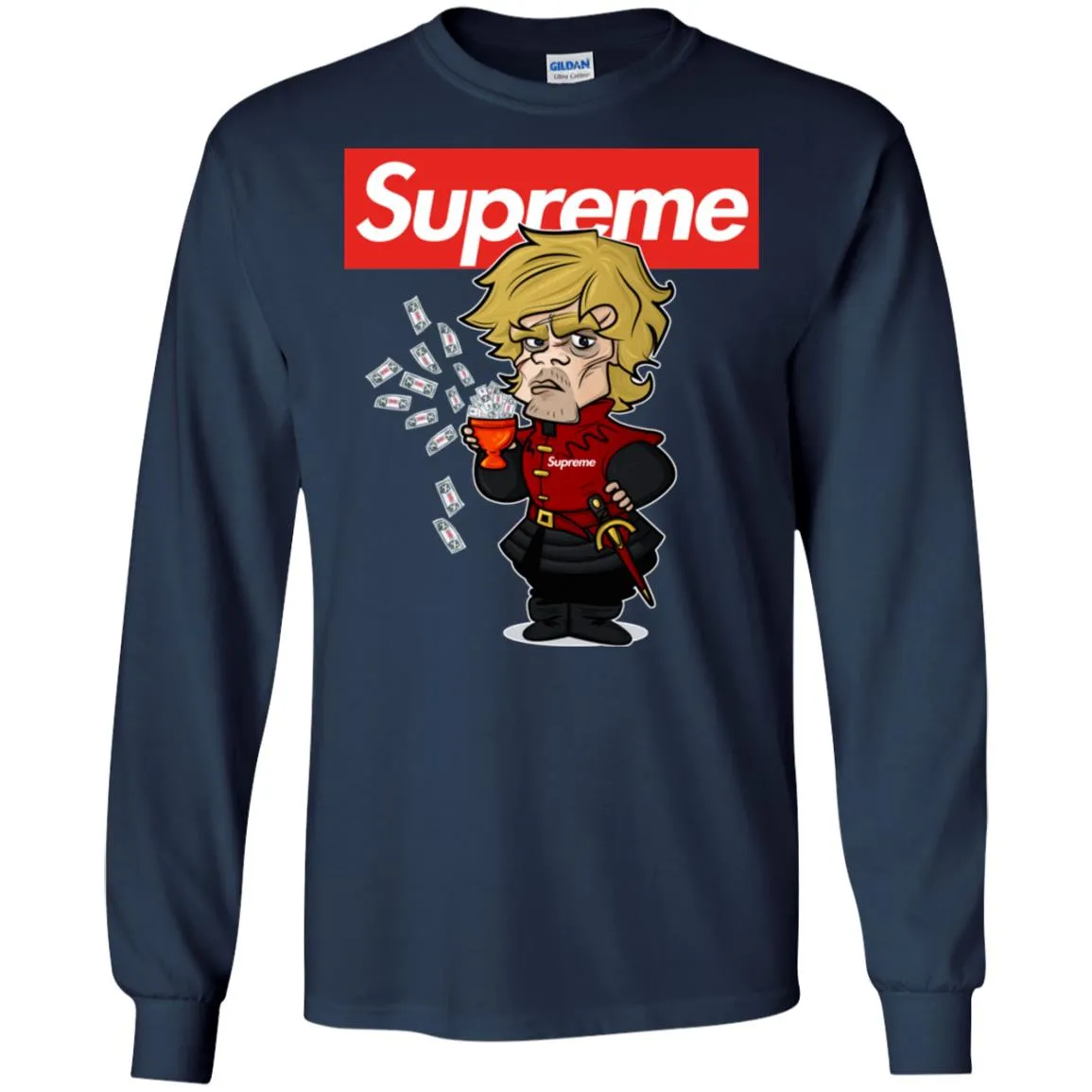 Supreme Tyrion Game Of Thrones T-shirt Men Long Sleeve Shirt