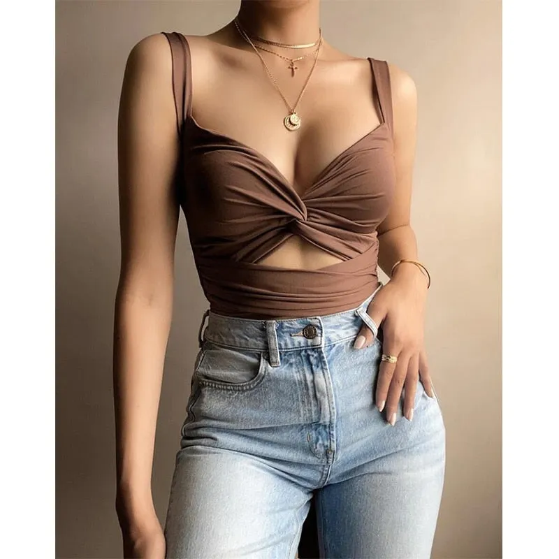 Swaying Strands Crop Top