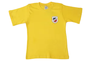 T-Shirt Plain - Yellow Printed - Star College Gr RA & Gr 1-7